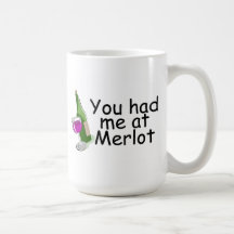 Sie hatten mich am Merlot Teehaferl