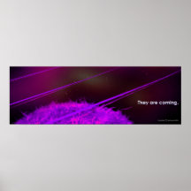 Sie kommen plakatdruck