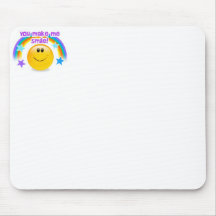 Sie lassen mich lächeln! mousepads