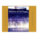 Sie machten es zu Vegas-Postkarte