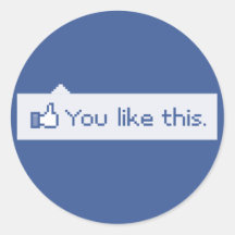 Sie mögen dieses lustige Facebook Sticker