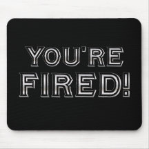 Sie sind abgefeuertes mousepad