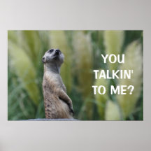 SIE TALKIN ZU MIR? - Plakat/Druck
