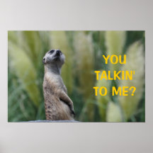 SIE TALKIN ZU MIR? - Plakat/Druck
