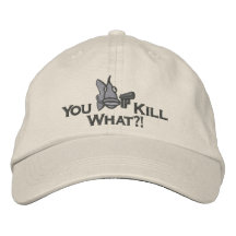 Sie töten, was?! - Gestickter Hut Besticktes Cap