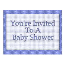 Sie werden zu einer Babyparty eingeladen Postkarten