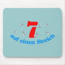 Sieben auf einen Streich Mousepad