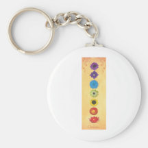 Sieben Chakras Geschenk Schlüsselanhänger