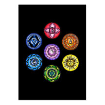Sieben Chakras Visitenkarte