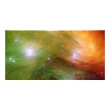 Sieben Schwestern Pleiades Stern-Raum Photokarte