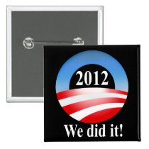 Sieg 2012 Präsidenten-Barack Obama buttons