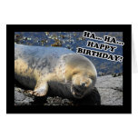 Siegel, das alles Gute zum Geburtstag ha ha lacht Karten