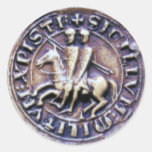 SIEGEL DER RITTER TEMPLAR STICKER