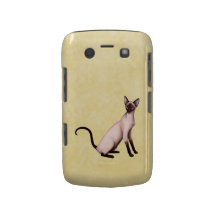 Siegel-Punkt-siamesische Katzen-BlackBerry-mutiger Blackberry Bold Etuis