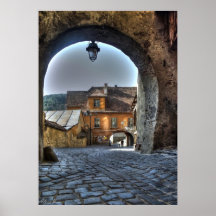 Sighisoara - Draculas mittelalterliche Stadt Gebur Plakat