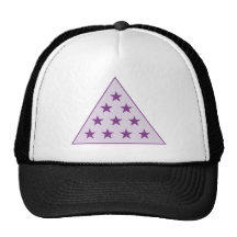 Sigma-PU-Pyramide lila Baseball Mütze