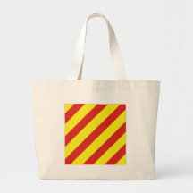 Signal-Flagge des Yankee-(Y) Leinentasche