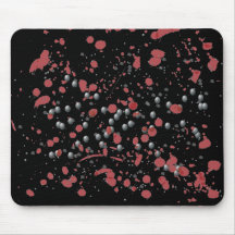 Silberne Kugel-grafische Mausunterlage Mousepads