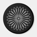 Silberner Knopf-Magnet Kühlschrankmagnet