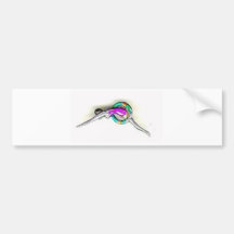 SILBERNER SCHWIMMER AUTOSTICKER