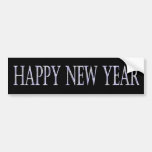 silbernes guten Rutsch ins Neue Jahr Autosticker
