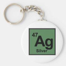 Silbernes Keychain Schlüsselband