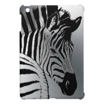 silbernes Zebra iPad Minifall
