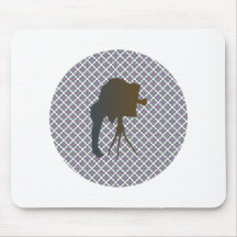 Silhouette Fotograf photographer Mousepad