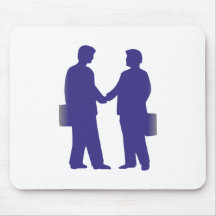 Silhouette Geschäftsmänner business men Mauspads