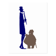 Silhouetten silhouettes Männer men Postkarten