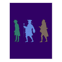 Silhouetten silhouettes Männer men Postkarten