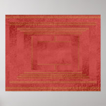 Silk authentisches geistiges Rot des Satin-Art101 Plakate