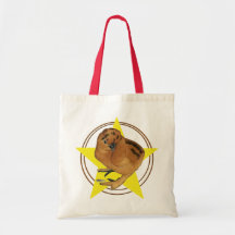 Silkie Red Chick Star Bags