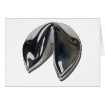 SilverFortuneCookie082111 Grußkarte