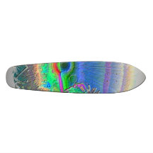 Silverlake Sonnenuntergang-negatives Oval Individuelle Skateboarddecks