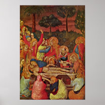 Simone Martini - Entombment Posterdrucke
