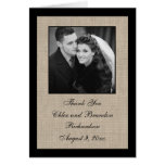 Simply Perfect Burlap Thank You Card karten