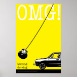 simsen Sie. Fahren. ursprünglich Plakat