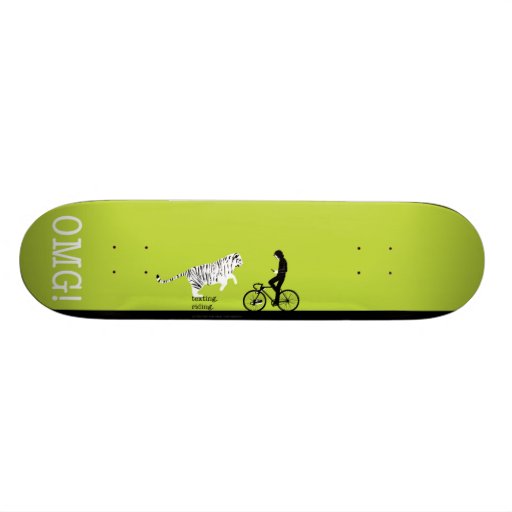 simsen Sie. Reiten. Skateboard. Personalisiertes Deck