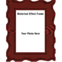Simulierter historischer Effekt-Foto-Rahmen Fotofiguren