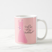 "Sind Sie meine Brautjungfer? " Tee Tasse