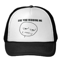Sind Sie mich scherzend Raserei-Gesicht Meme Baseball Cap