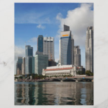 Singapur Bedruckte Flyer