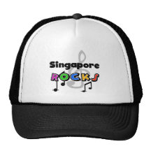 Singapur-Felsen Truckermützen