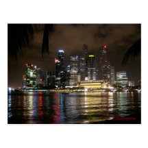 Singapur-Postkarte