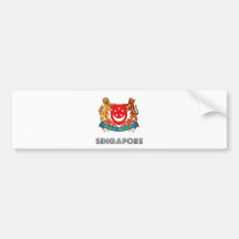 Singapur-Wappen Autosticker