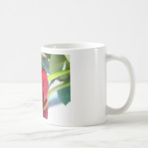 Single-Rote Rose Tasse