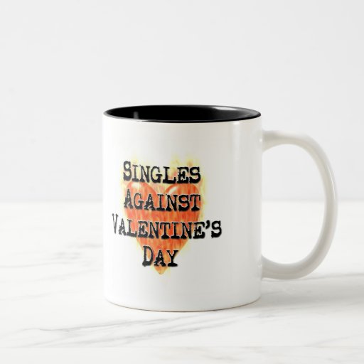 Singles gegen den Tag des Valentines Teehaferl