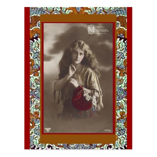 SINTI UND ROMA Mädchen-Postkarte