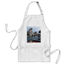 Sirmione Schloss, Südseite, See Garda, Italien Schürzen